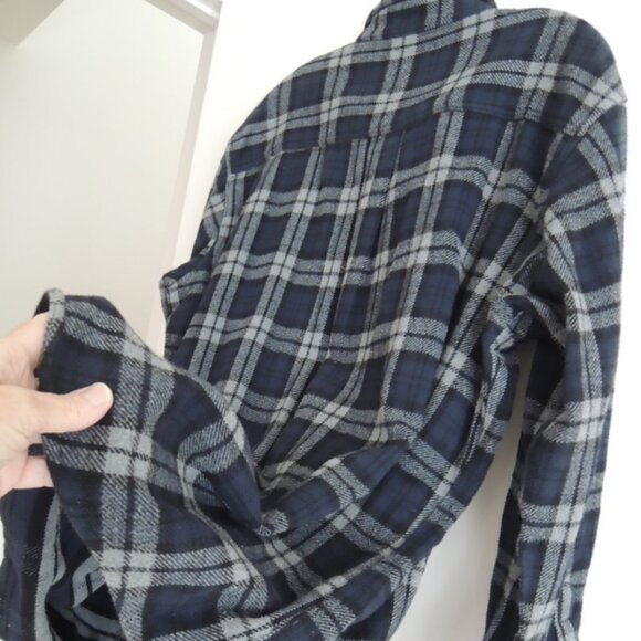 Mens Shirt Jacket Size 2XLT Elkmont Outfitters Heavyweight Cotton Plaid Shacket - Picture 2 of 9